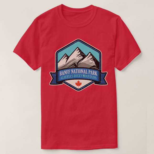 Banff National Park Alberta Kanada 1 T Shirt (Design framsida)