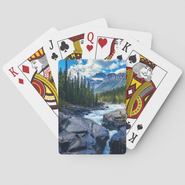 Banff National Park Alberta Kanada Casinokort (Baksidan)