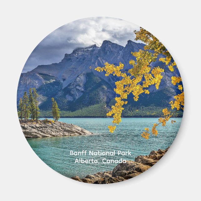 Banff National Park, Alberta, Kanada Magnet (Framsidan)