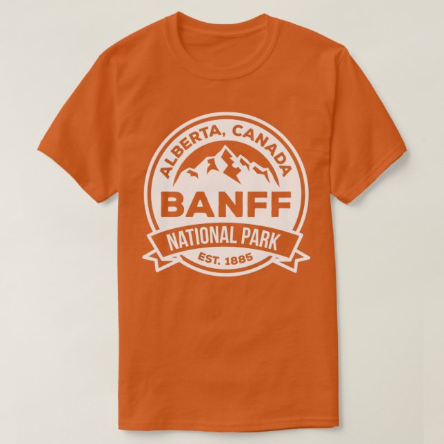 Banff National Park Alberta Kanada T Shirt (Design framsida)