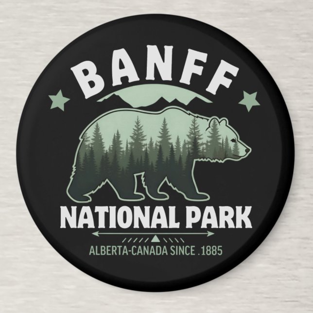 Banff National Park – Bear in the Canadian Rockies Magnet (Skapare uppladdad)