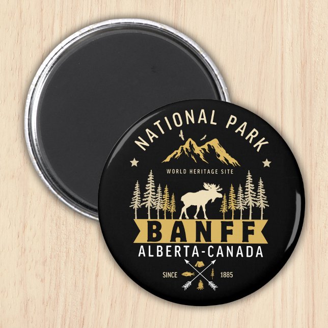 Banff National Park Beautiful Landscape Magnet (Skapare uppladdad)