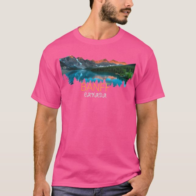 Banff National Park Canada Design Aktiv T Shirt (Framsida)