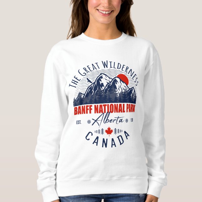Banff National Park Canada Rocky mountains T Shirt (Framsida)