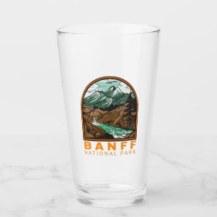 Banff National Park Canada Travel Vintage Glaskopp