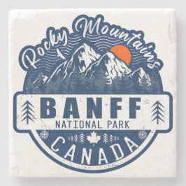 Banff National Park Canada Vintage Distress Stenunderlägg