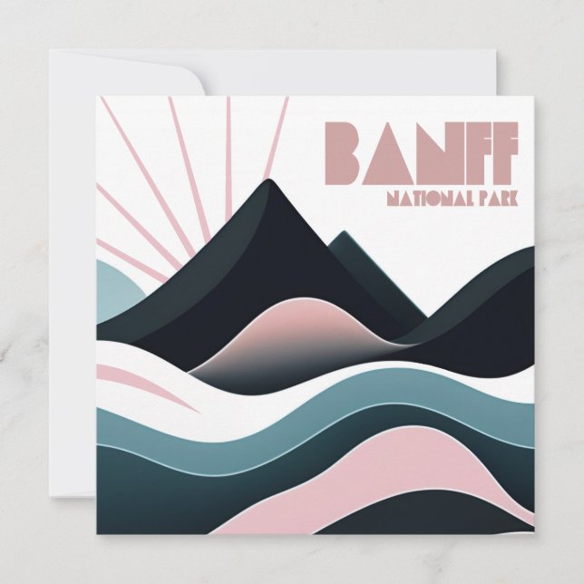 Banff National Park Färgad Backe (Framsida)