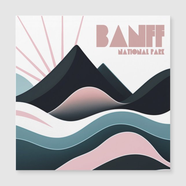 Banff National Park Färgad Backe (Framsida)