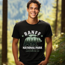 Banff National Park Forest Bear Design
