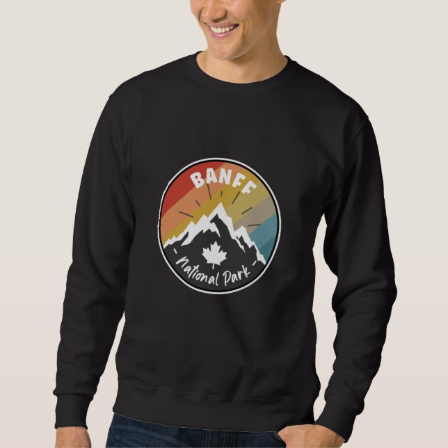 Banff National Park Kanada Lång Ärmad Tröja (Framsida)