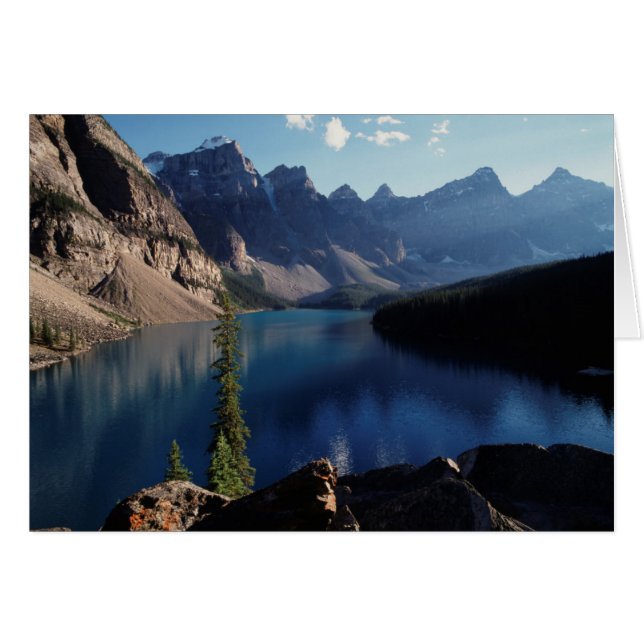 Banff National Park Moraine Lake Hälsningskort (Framsidan Horizontal)