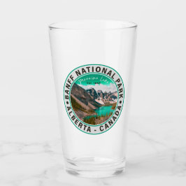 Banff National Park Moraine Sjö Alberta Kanada Glaskopp