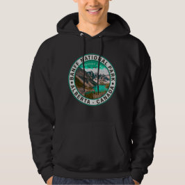 Banff National Park Moraine Sjö Alberta Kanada Hoodie