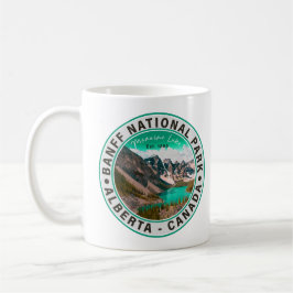 Banff National Park Moraine Sjö Alberta Kanada Kaffemugg