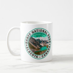 Banff National Park Moraine Sjö Alberta Kanada Kaffemugg