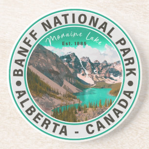 Banff National Park Moraine Sjö Alberta Kanada Underlägg