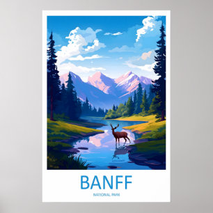 Banff National Park Resemina Tryck Väggkonst Banff