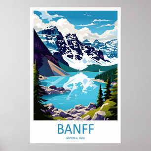 Banff National Park Resemina Tryck Väggkonst Banff
