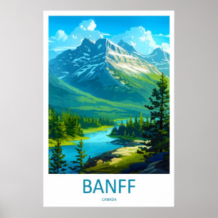 Banff National Park Resemina Tryck Väggkonst Banff
