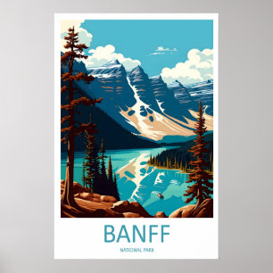 Banff National Park Resemina Tryck Väggkonst Banff