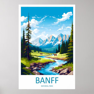 Banff National Park Resemina Utskrift Väggkonst Ba