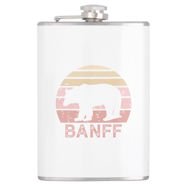 Banff National Park Retro Bear Fickplunta (Framsidan)