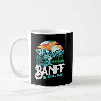 Banff National Park Sjö Louise Canada Vintage Gra Kaffemugg