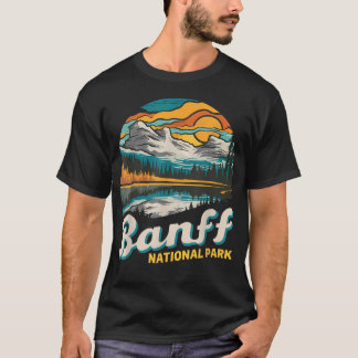 Banff National Park Vintage Vandring T Shirt