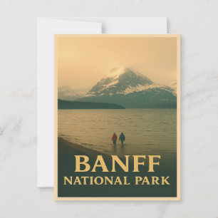 Banff National Park Vintage vykort