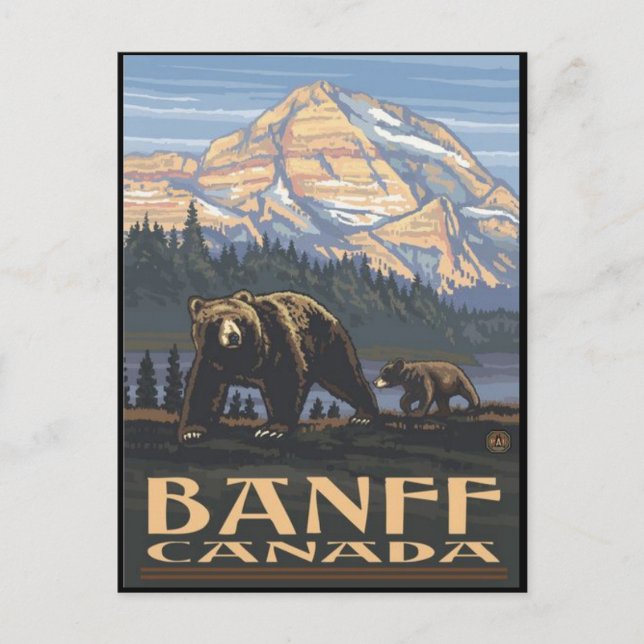 Banff National Park Vykort (Framsida)