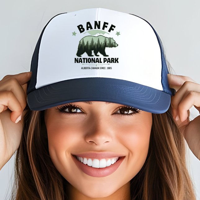 Banff National Park Wildlife – Rustic Bear Design Keps (Skapare uppladdad)