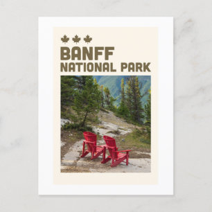 Banff nationalpark Alberta Kanada Vykort
