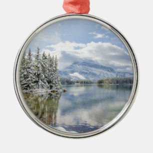 Banff nationalpark i vinter julgransprydnad metall