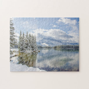 Banff nationalpark i vinter pussel