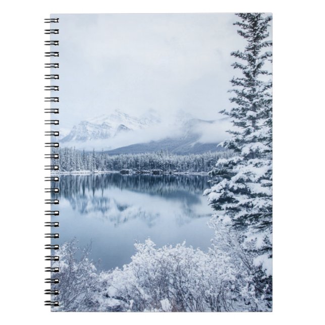 Banff nationalpark i Winter Anteckningsbok (Framsidan)