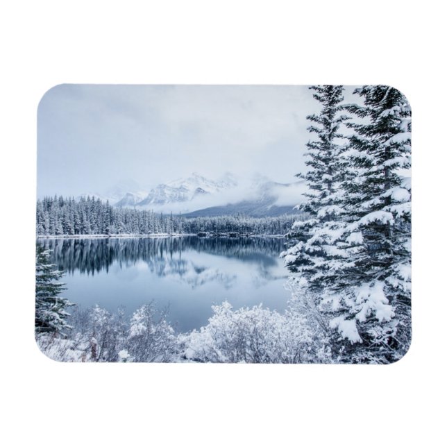 Banff nationalpark i Winter Magnet (Horisontell)