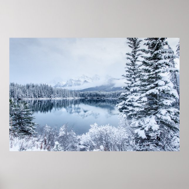 Banff nationalpark i Winter Poster (Framsidan)