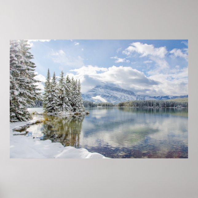 Banff nationalpark i Winter Poster (Framsidan)