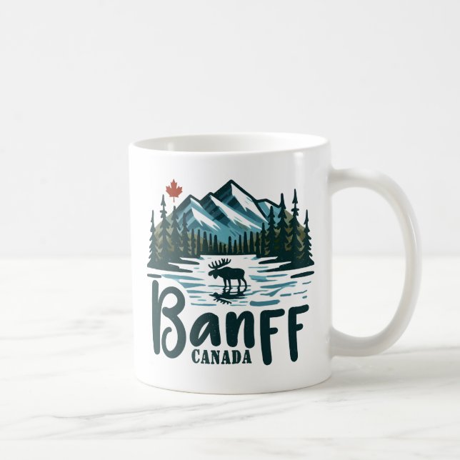 Banff nationalpark kaffemugg (Höger)