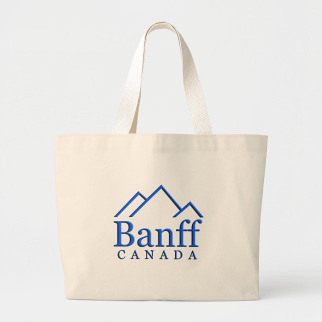 Banff nationalpark logotyp jumbo tygkasse (Framsidan)