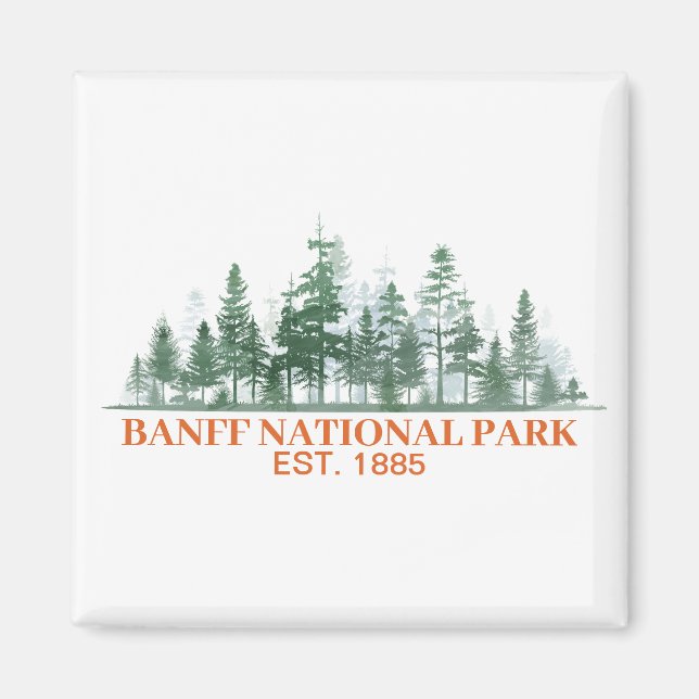 Banff nationalpark  magnet (Framsidan)