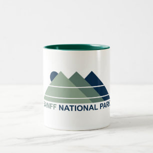 Banff nationalpark Mountain Sol Två-Tonad Mugg