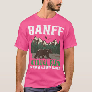 Banff nationalpark Sjö Louise Alberta Canada Hik T Shirt