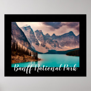 Banff nationalpark Sjö Poster