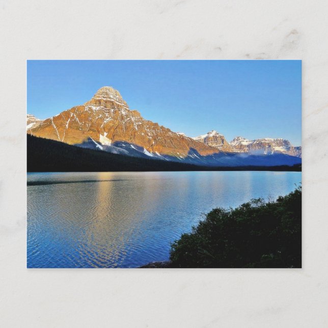 Banff Nationalpark sjö Vykort (Framsida)