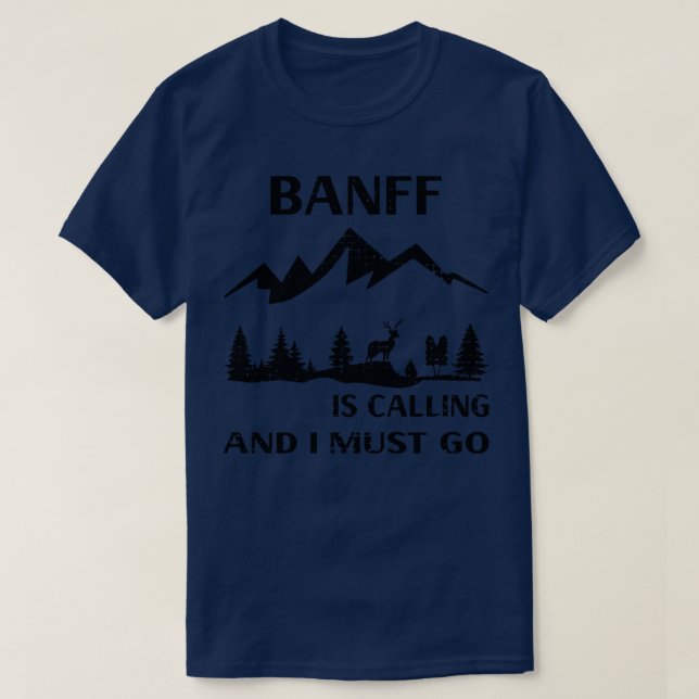 Banff nationalpark t shirt (Design framsida)