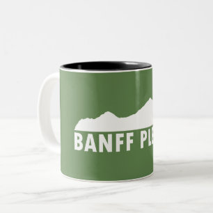 Banff nationalpark Två-Tonad mugg