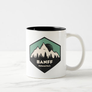 Banff nationalpark Två-Tonad mugg