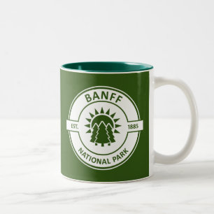 Banff nationalpark Två-Tonad mugg