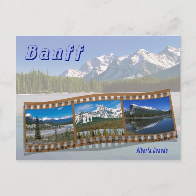 Banff nationalpark vykort (Framsida)